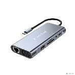 Док-станция Gembird UHB-D4, USB Type-C PD87W, USB, Jack 3.5, SD/TF, HDMI, RJ45, VGA, USB, фото14