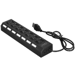 USB-концентратор Gembird UHB-U2P7-01, USB 2.0, 7хUSB, USB, фото11