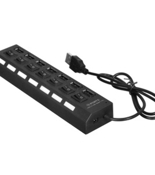 USB-концентратор Gembird UHB-U2P7-01, USB 2.0, 7хUSB, USB