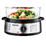 Пароварка Centek CT-1457 серебристый, 9 л, ярусы - 3, 800 Вт, механическое, фото7