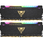 Оперативная память Patriot Viper Steel, DDR4, 32GB (2x16GB), 3200MHz, CL18, DIMM, с радиатором, RGB, черный, фото2