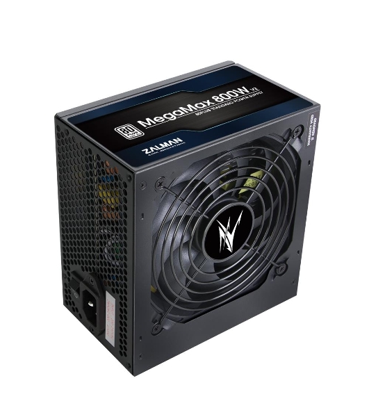 Блок питания Zalman MegaMax 800W (ZM800-TXII), 800Вт, 80 PLUS, 120мм, черный