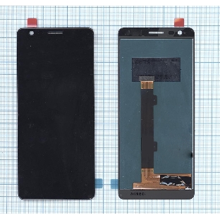 Дисплей для Nokia 3.1 черный