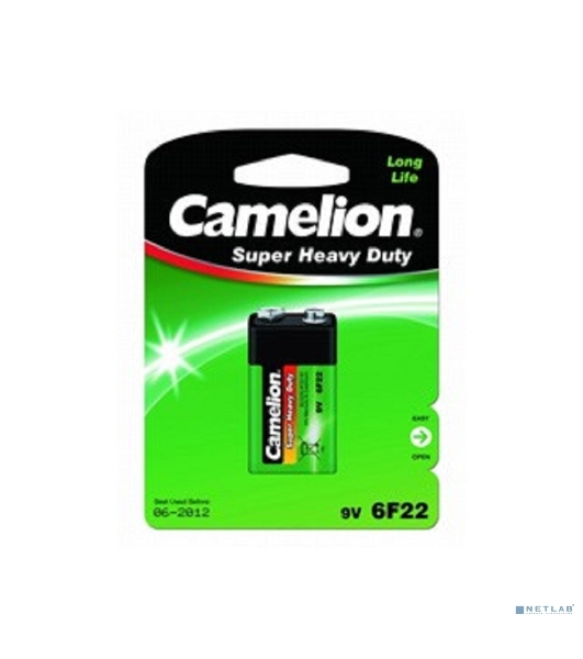 Батарейка Camelion 6F22 BL-1 (6F22-BP1G, 9В)