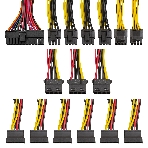 Блок питания ExeGate 750PPE, 750W, (ATX, APFC, PC, КПД 80% (80 PLUS), 12cm fan, 24pin, 2x(4+4)pin, 4xPCI-E, 6xSATA, 3xIDE, черный, кабель 220V в комплекте 1,8м), фото7