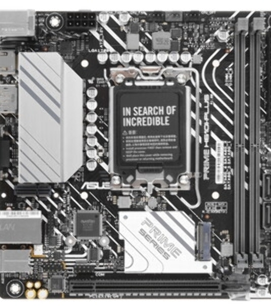 Материнская плата ASUS PRIME H610I-PLUS-CSM, LGA 1700, Intel H610, 2xDDR5, 4xSATA, 1xM.2 PCIe 3.0 x4, 1xPCIe 4.0 x16, 1xHDMI, 1xDP, 1xVGA, 2xUSB-A 3.2 Gen 1, 2xUSB-A 2.0, 1x 1Gb LAN, 3x3.5 мм, 7.1, Mini-ITX