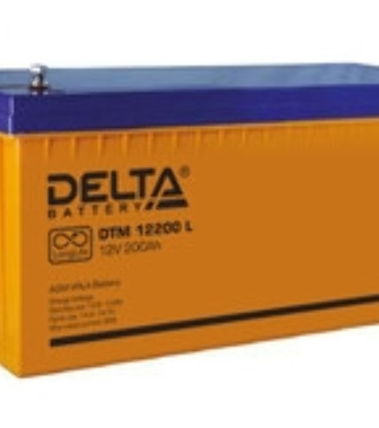 Батарея Delta DTM 12200 L (200 А\ч, 12В) свинцово- кислотный аккумулятор