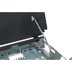 Шкаф коммутационный NTSS (NTSS-SOHO5U-BL) настенный 5U 520x140 мм пер. дв. стекл несъемн. бок. пан. 80 кг черный, фото6