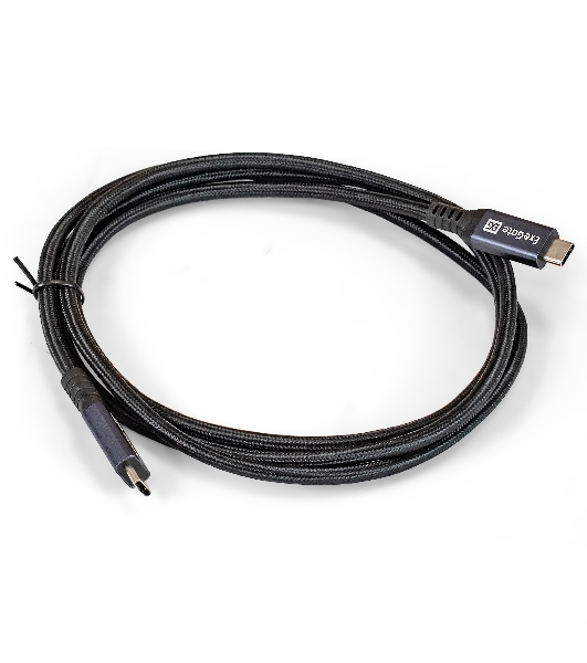 Кабель для зарядки ExeGate EX-CCP-USB4.0-CMCM-QC-1.5 (USB4.0 USB Type-Cm/Cm, 40Gbit/s, 5A, 240W, PD3.1/QC4.0, 1,5м)