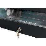 Шкаф коммутационный NTSS (NTSS-SOHO5U-BL) настенный 5U 520x140 мм пер. дв. стекл несъемн. бок. пан. 80 кг черный, фото5