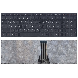 Клавиатура для ноутбука Lenovo IdeaPad G50-70 G50-30 черная с черной рамкой