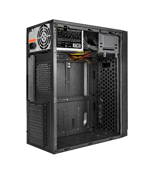 Компьютерный корпус Minitower ExeGate EX291147RUS BAA-105U2-01-AAA450 (mATX, БП AAA450 с вент. 8см, 2*USB+2*USB 3.0, аудио, черный)