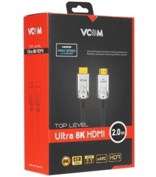 Активный оптический кабель HDMI 19M/M,ver. 2.0, 4K@60 Hz 40m VCOM