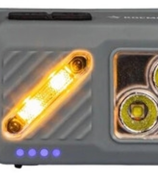Фонарь налобный аккумуляторный КОСМОС KOC850Lit светло-серый