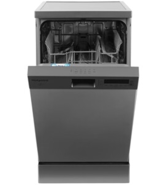 Посудомоечная машина HOTPOINT HFS 1C57, белый, 44.8 см, 10 компл., 49 дБ, класс A