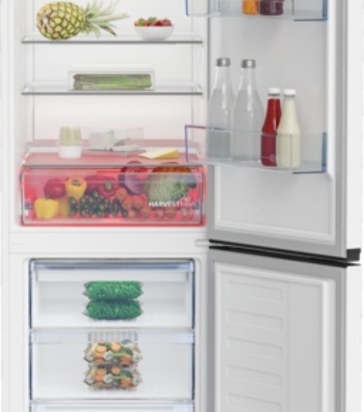 Холодильник Beko B3R1CNK363HW (R) белый двухкамерный 220/100л морозилка снизу, No Frost