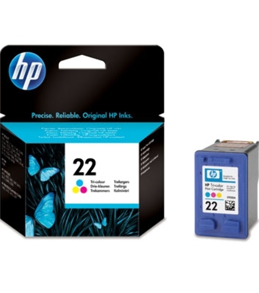 Картридж струйный HP 22 C9352AE многоцветный для HP DJ 3920/3940/PSC 1410 (165стр.)