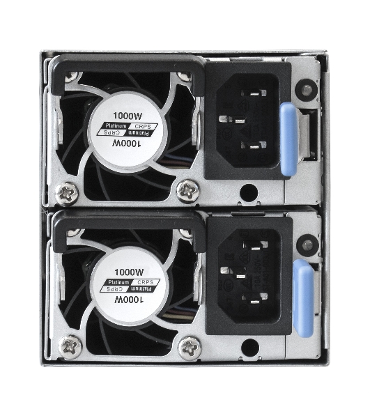 Блок питания серверный 2U Redundant 2x1000W ExeGate EX292323RUS Industrial-RTS1000 (APFC, КПД 94% (80 PLUS Platinum), 4 см fan, 24pin, 2x(4+4)pin, 2PCIe, 2SATA, 6IDE, Cable Management)