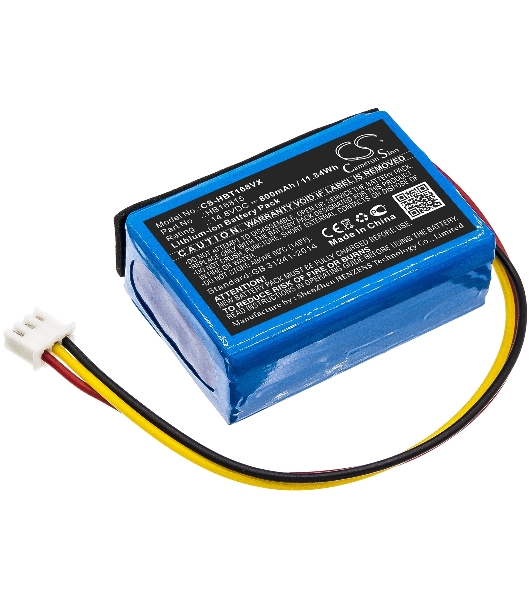 Аккумулятор CS-HBT168VX для пылесоса HOBOT 168, 188, 198, 268, 288 14.8V 800mAh/11.84Wh