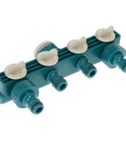 Распределитель RACO 4250-55258C 4хканальный original резьба внешняя-наконечник 1/2''x3/4''