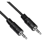 Кабель соединительный аудио-видео Buro Jack 3.5 (m)/Jack 3.5 (m) 1м. черный, фото2