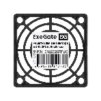 Решетка для вентилятора 60x60 ExeGate EG-060PSB (60x60 мм, пластиковая, квадратная, черная), фото2