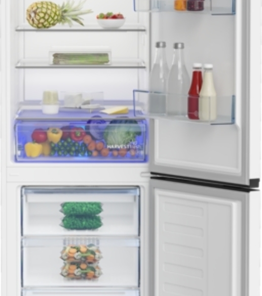Холодильник Beko B3R1CNK363HW (R) белый двухкамерный 220/100л морозилка снизу, No Frost
