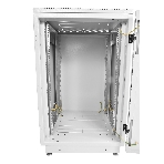 Шкаф коммутационный ЦМО ШТК-М-18.6.6-1ААА-9005 18U 600x600 мм пер. дв. стекл задн. дв. стал.лист 2 бок. пан. направл. под закл.гайки 270 кг черный, фото4