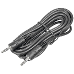 Кабель соединительный аудио-видео Buro Jack 3.5 (m)/Jack 3.5 (m) 1м. черный, фото 1