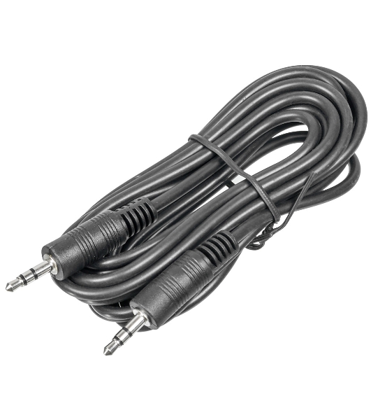Кабель соединительный аудио-видео Buro Jack 3.5 (m)/Jack 3.5 (m) 1м. черный