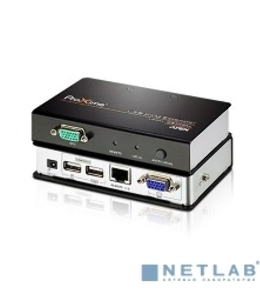 Переключатель ATEN CE700A-D(AT-G) Удлинитель, SVGA+KBD+MOUSE USB ATEN, 150 метр., HD-DB15+USB A-тип, Female, c KVM-шнуром USB 1.8м, Б.П. 220> 5.3V