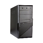 Компьютерный корпус ExeGate EX284021RUS Minitower BA-201 Black, mATX, (AA500, 80мм), 2*USB, Audio, фото6