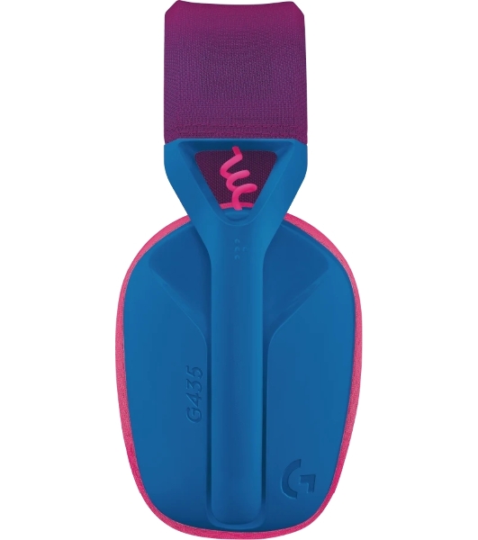 Гарнитура Logitech G435 синий/розовый, беспроводная, Bluetooth/USB, до 18 ч
