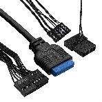 Компьютерный корпус Minitower ExeGate mEVO-7807-NPX500 (mATX, БП 500NPX 12см, 1хUSB+1хUSB 3.0, черный 1x12см с RGb подсветкой), фото11