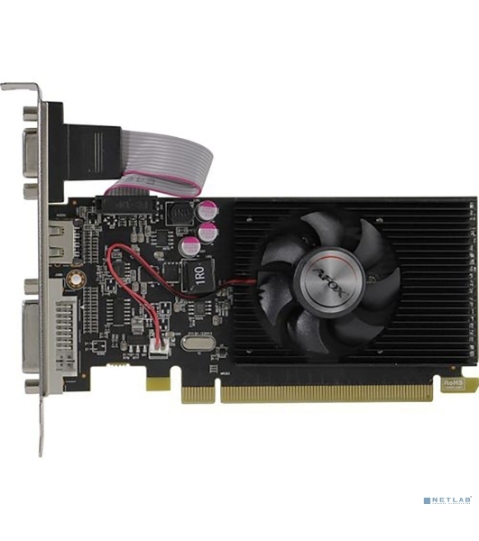 Видеокарта AFOX Radeon R5 220 2Gb DDR3 64Bit DVI HDMI VGA LP Single Fan PCI-E 16x AFR5220-2048D3L5