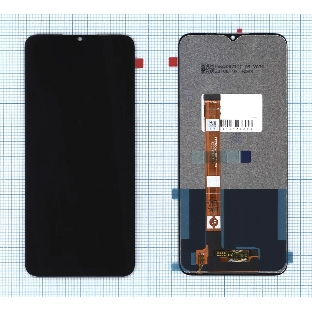 Дисплей (модуль) для Realme C11 в сборе с тачскрином (tft) черный