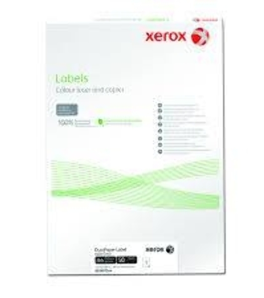 Наклейки Polyester XEROX SRA3, 100 листов, белые (Durapaper)