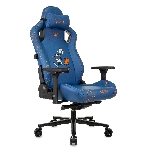 Кресло игровое Knight Craft Dragon синий эко.кожа крестов. металл, фото26