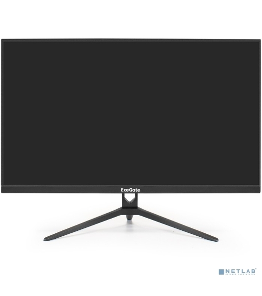 Монитор 27' ExeGate ProSmart EV2707A VA 1920x1080, 75 Гц, 5 мс, 16:9, 280 кд/м², 1xHDMI, 1xVGA, 3.5 мм, черный