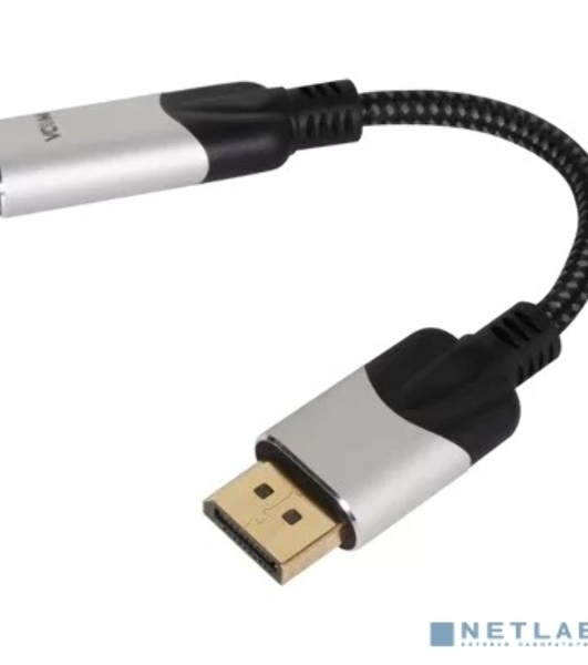 Кабель VCOM DisplayPort TO HDMI 4K 0.15 M CG621M-0.15