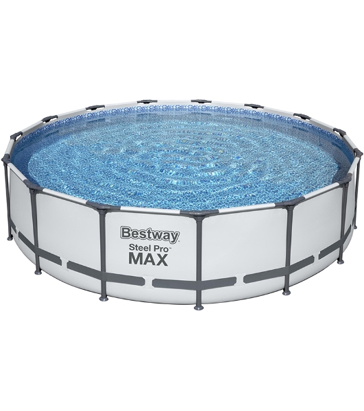 Каркасный бассейн Bestway Steel Pro Max (полный комплект) 457x107 см, 14970 л, Bestway 56488