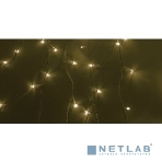 Гирлянда Neon-night 'Светодиодный Дождь' 1,5х1,5м, свечение с динамикой, прозрачный провод, 230 В, диоды теплый белый, фото6