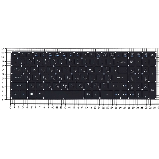 Клавиатура для ноутбука Acer Aspire VN7-593G черная с подсветкой