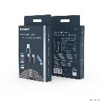 Кабель Rexant 4в1 USB-A, Type-C, Type-C, Lightning 65Вт, 1м, в черной нейлоновой оплетке, фото3