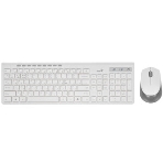 Комплект клавиатура+мышь Genius SlimStar 8230 беспроводной, USB + Bluetooth, 1000 DPI, белый, фото14