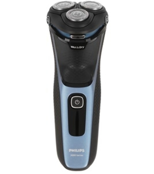 Электробритва Philips S3243/12 черный/голубой