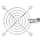 Решетка для вентилятора 80x80 ExeGate EG-080MR (80x80 мм, металлическая, круглая, никель), фото 1