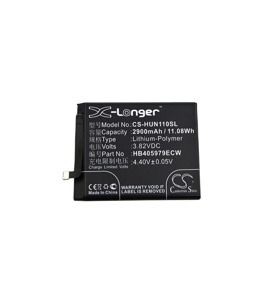 Аккумулятор CameronSino CS-HUN110SL HB405979ECW для Huawei Nova 3.82V, 2900mAh, 11.08Wh