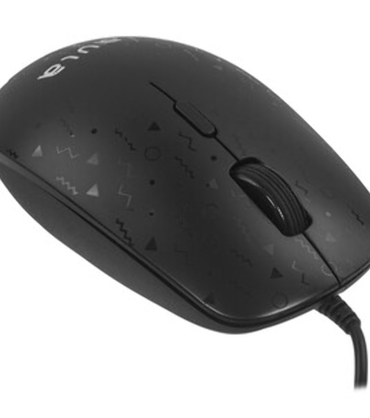 Мышь проводная AULA AM106 черный, 2000 dpi, USB, кнопки - 4