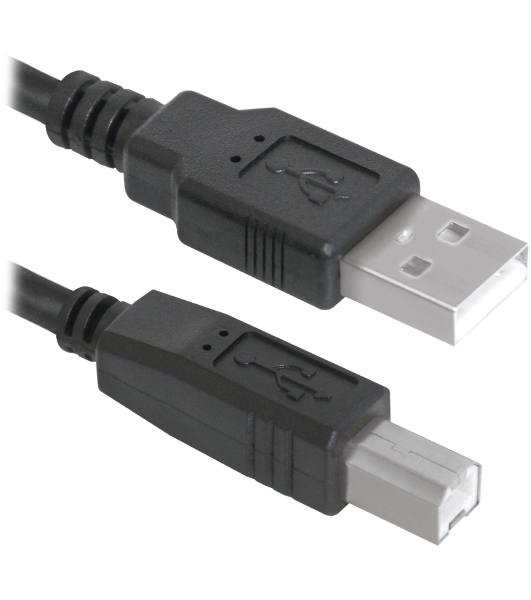 Кабель Defender USB04-06p.bagКабель USB 2.0 для соед. 1.8м AM/BM, пакет